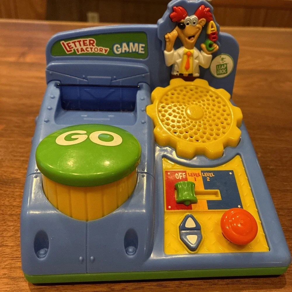 Vintage Leap Frog Letter Factory Game Console Only Working